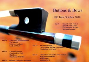 Buttons & Bows Tour: Leeds @ Leeds Irish Arts Foundation | England | United Kingdom